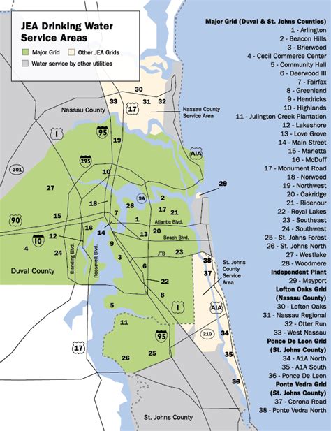 jea service territory map.